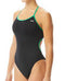 TYR Hexa Durafast Elite Trinityfit in Black/Green - King Philip HS