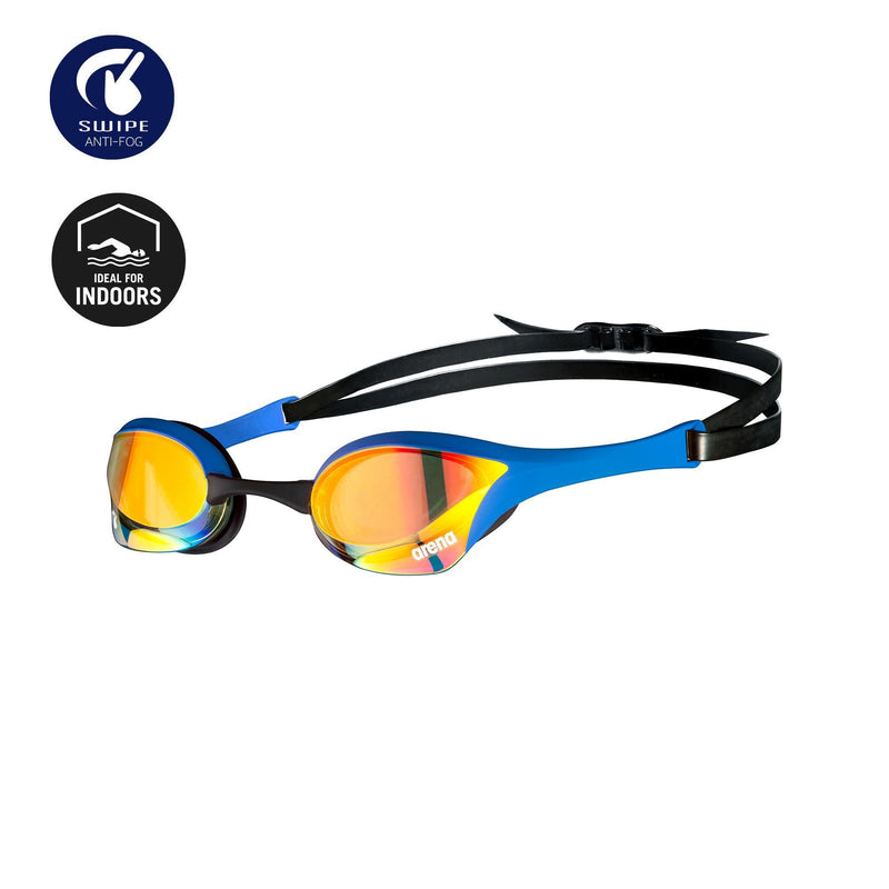 Arena Swimming Goggles - Cobra Ultra Swipe Mirror - Blue/Silver